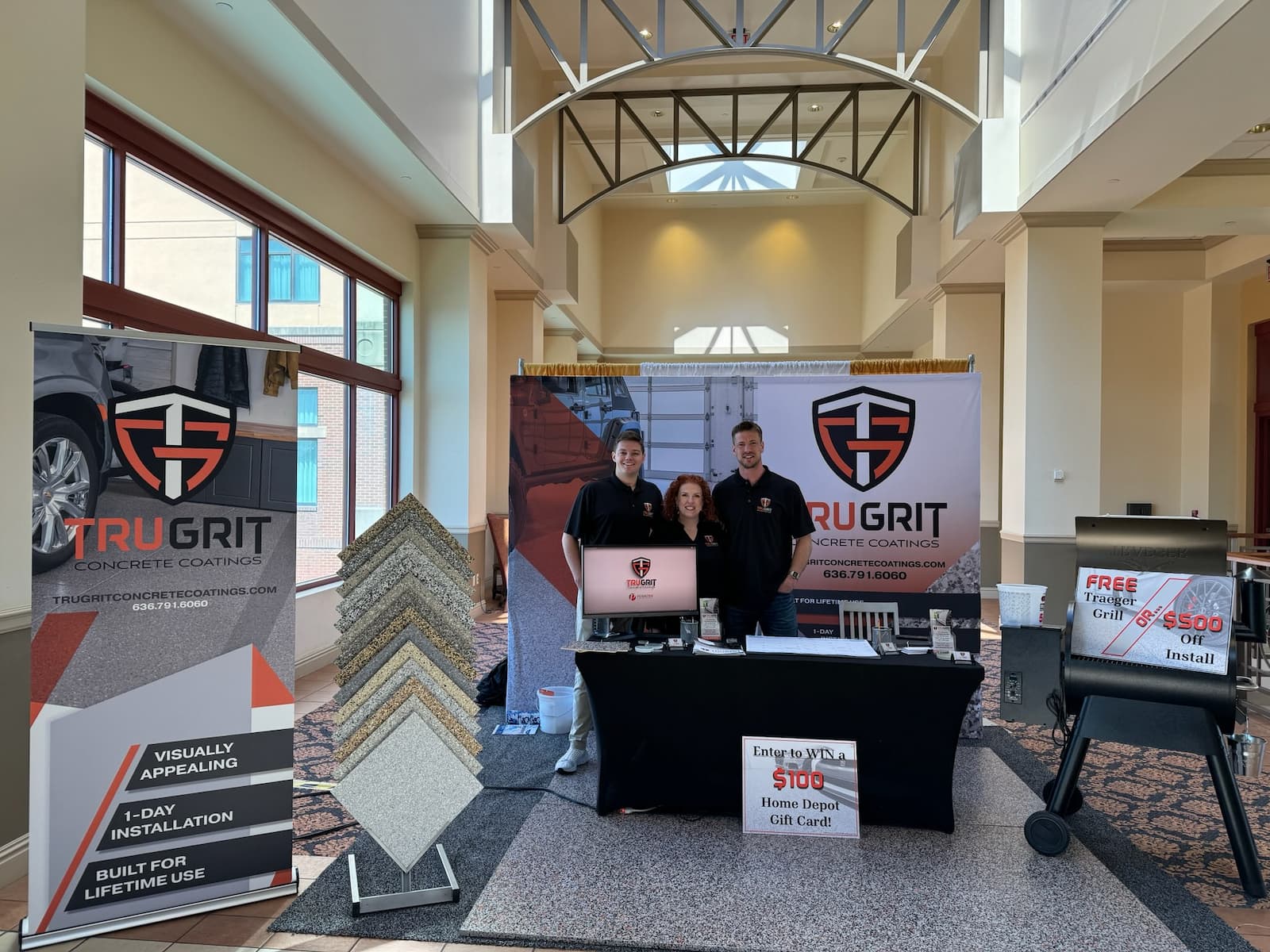 TruGrit Concrete Coatings Shines at the 2024 Spring Home Show in St. Charles