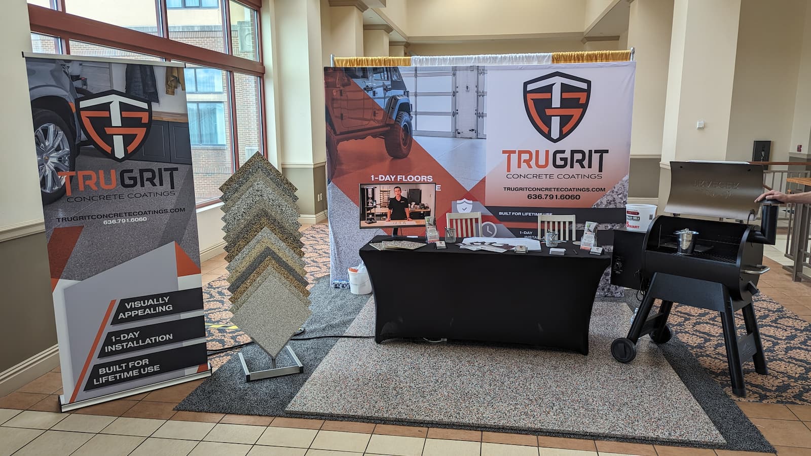 setup TruGrit Concrete Coatings Shines at the 2024 Spring Home Show in St. Charles